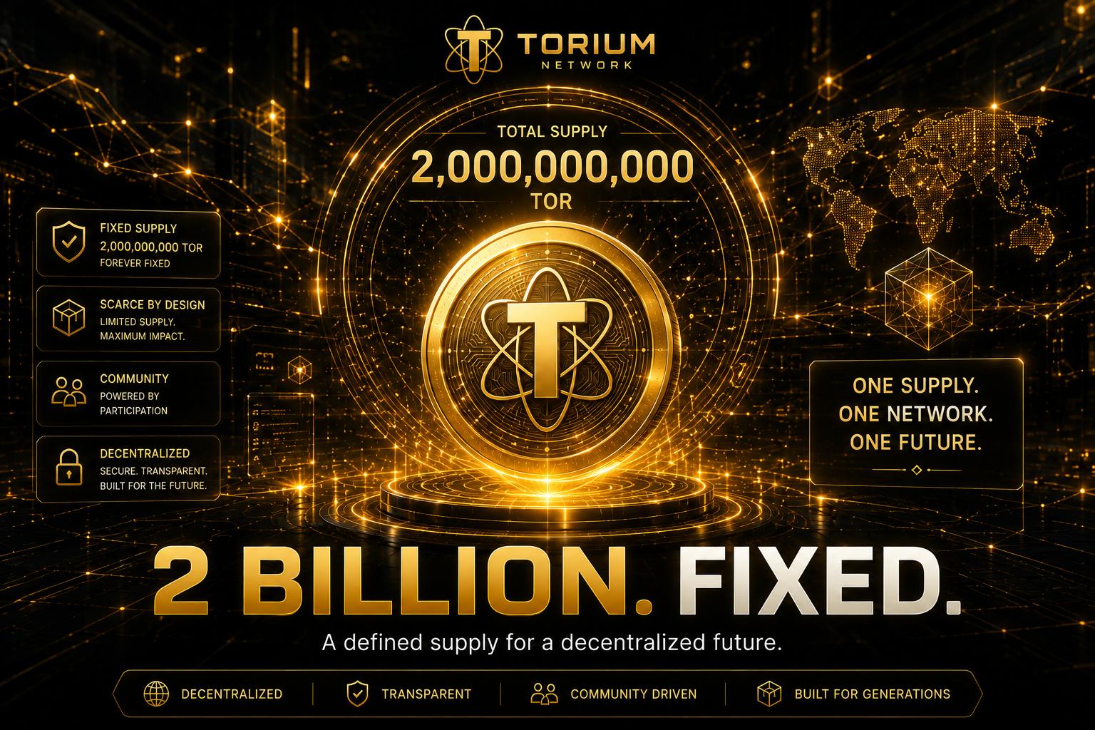 2 billion $TOR Market Supply