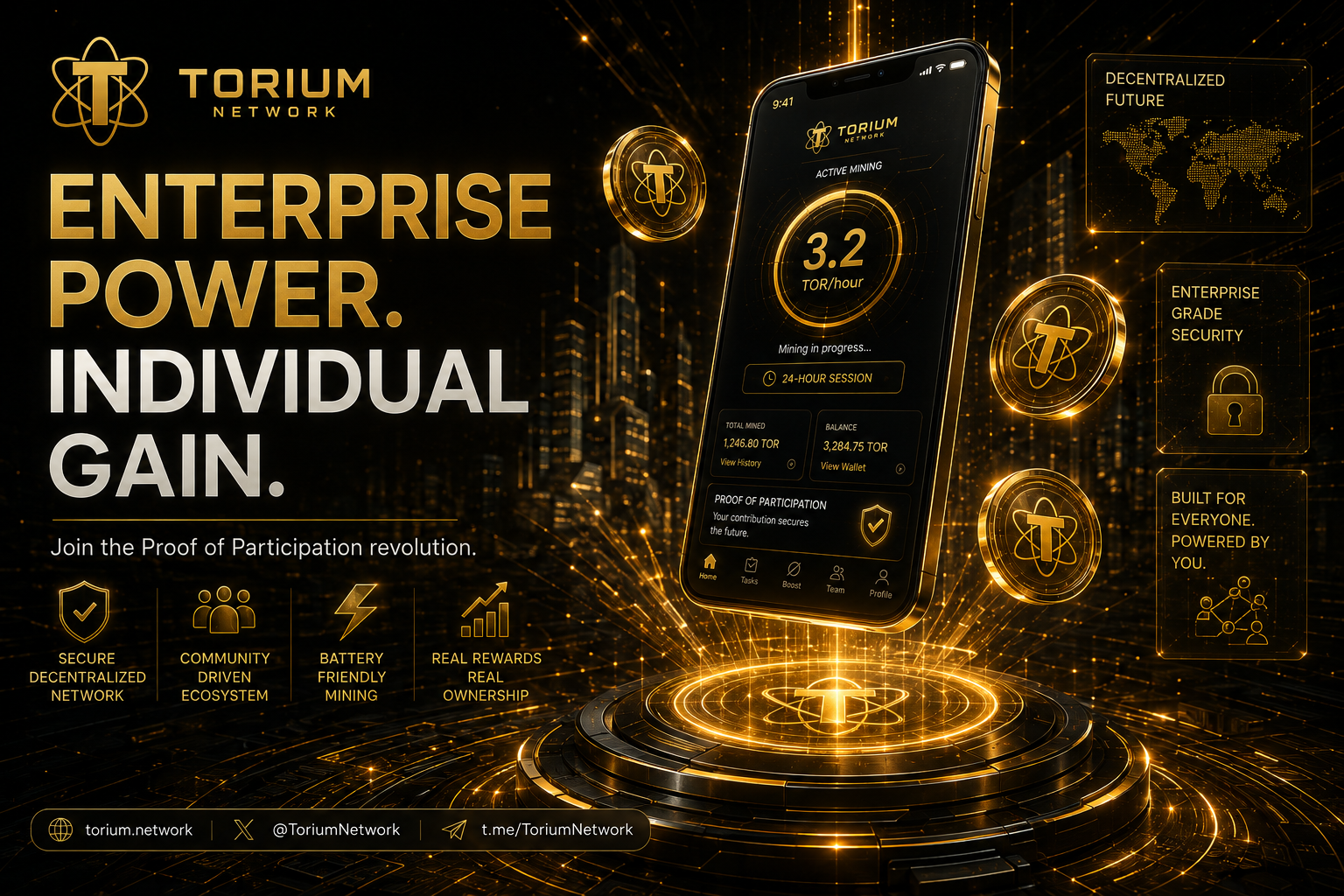 Enterprise Power. Individual gains